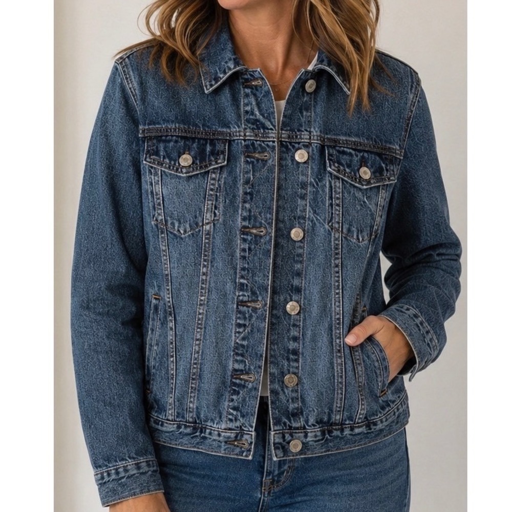 GAP Trucker Denim Jacket- M Tall - Picture 1 of 12